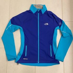 The North Face Windstopper Hybrid Blue and Aqua Jacket